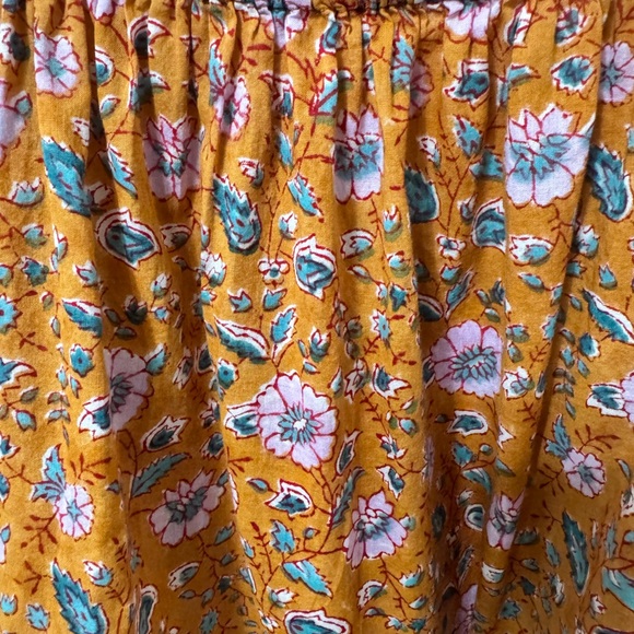 Evereve - Cleobella Shania Off the Shoulder floral print blouse. - Picture 9 of 11